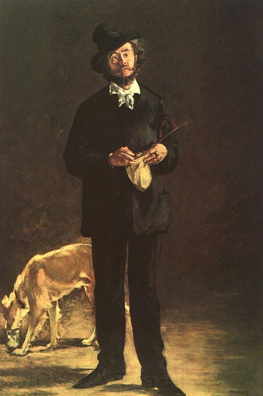 Edouard Manet Portrait of Gilbert Marcellin Desboutin Spain oil painting art